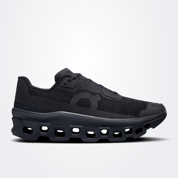 On Running Woman Black Athletic Shoes - Picture 1 of 8